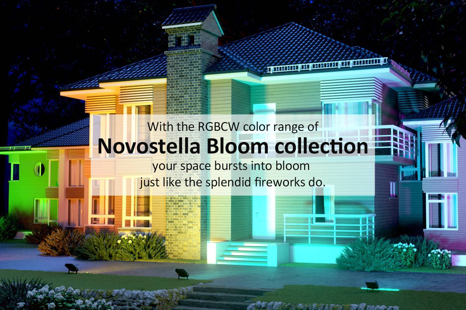 Novostella 2 pack 20w smart led flood lights cheap
